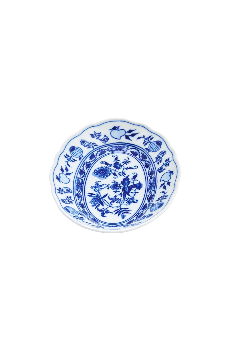 CESKY PORCELAN DUBİ 1860 Cibulak Oval Sunum Tabağı Mavi