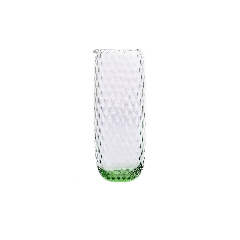 Elsa Crystal Bubble Bamboo Daily Carafe, Çizgili Sürahi, Light Green, 700 ml