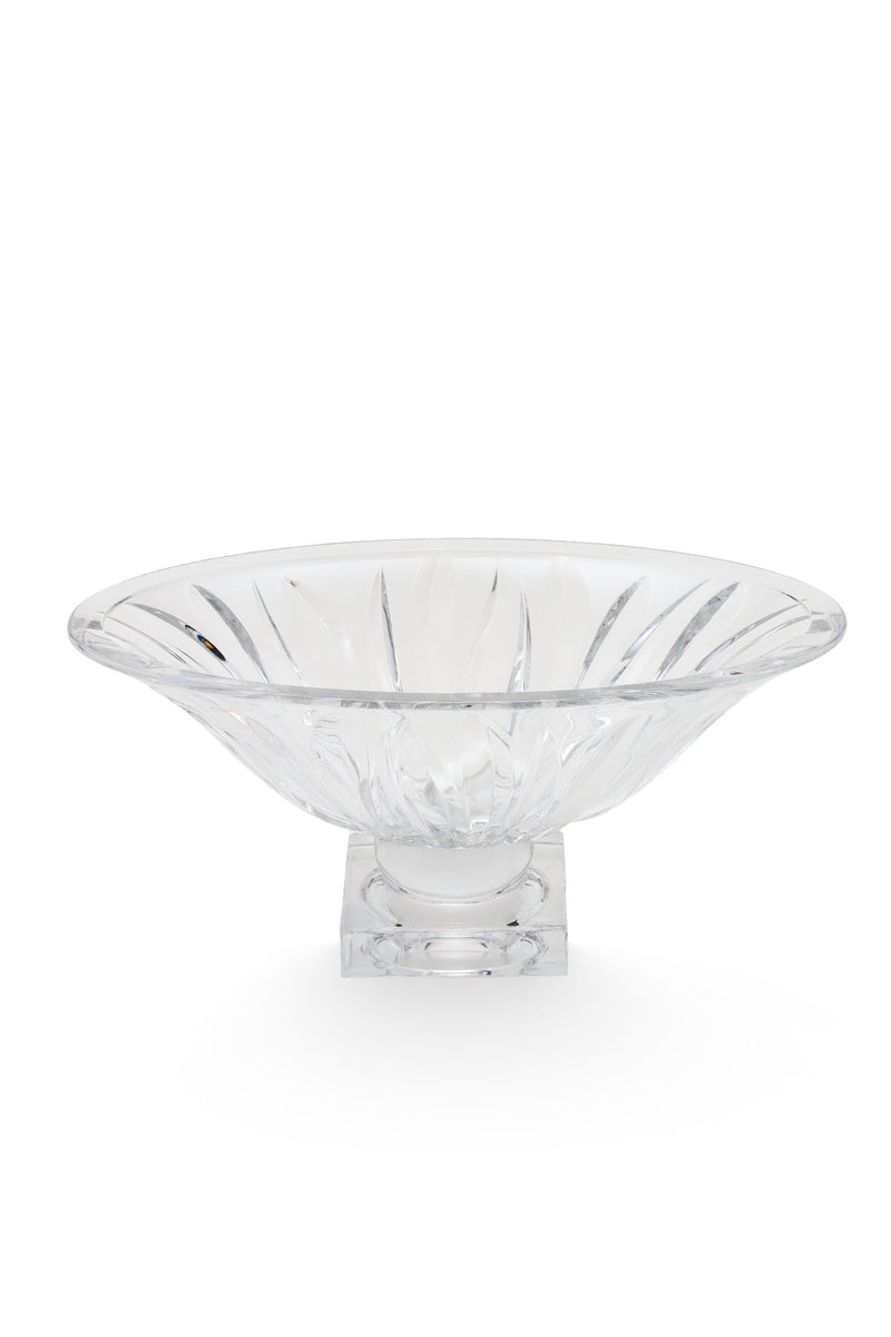 ELSA CRYSTAL Bohemia Lucentia Ayaklı Tabak Beyaz