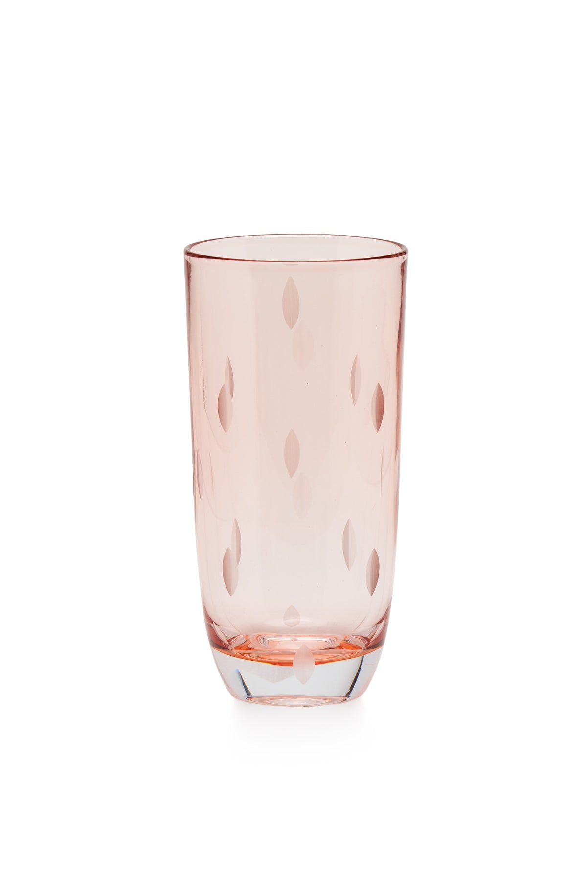 ELSA CRYSTAL Bohemia Aurora Orbit Soft Drink Glass Pink