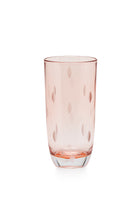ELSA CRYSTAL Bohemia Aurora Orbit Soft Drink Glass Pink