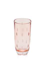 ELSA CRYSTAL Bohemia Aurora Orbit Soft Drink Glass Pink