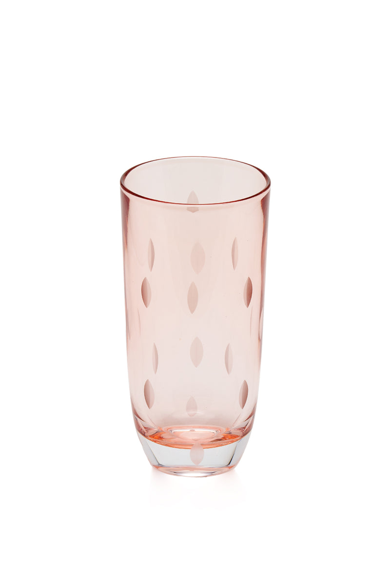 ELSA CRYSTAL Bohemia Aurora Orbit Meşrubat Bardağı Pembe