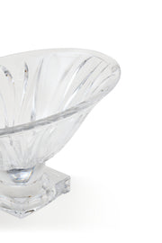 ELSA CRYSTAL Bohemia Lucentia Ayaklı Tabak Beyaz