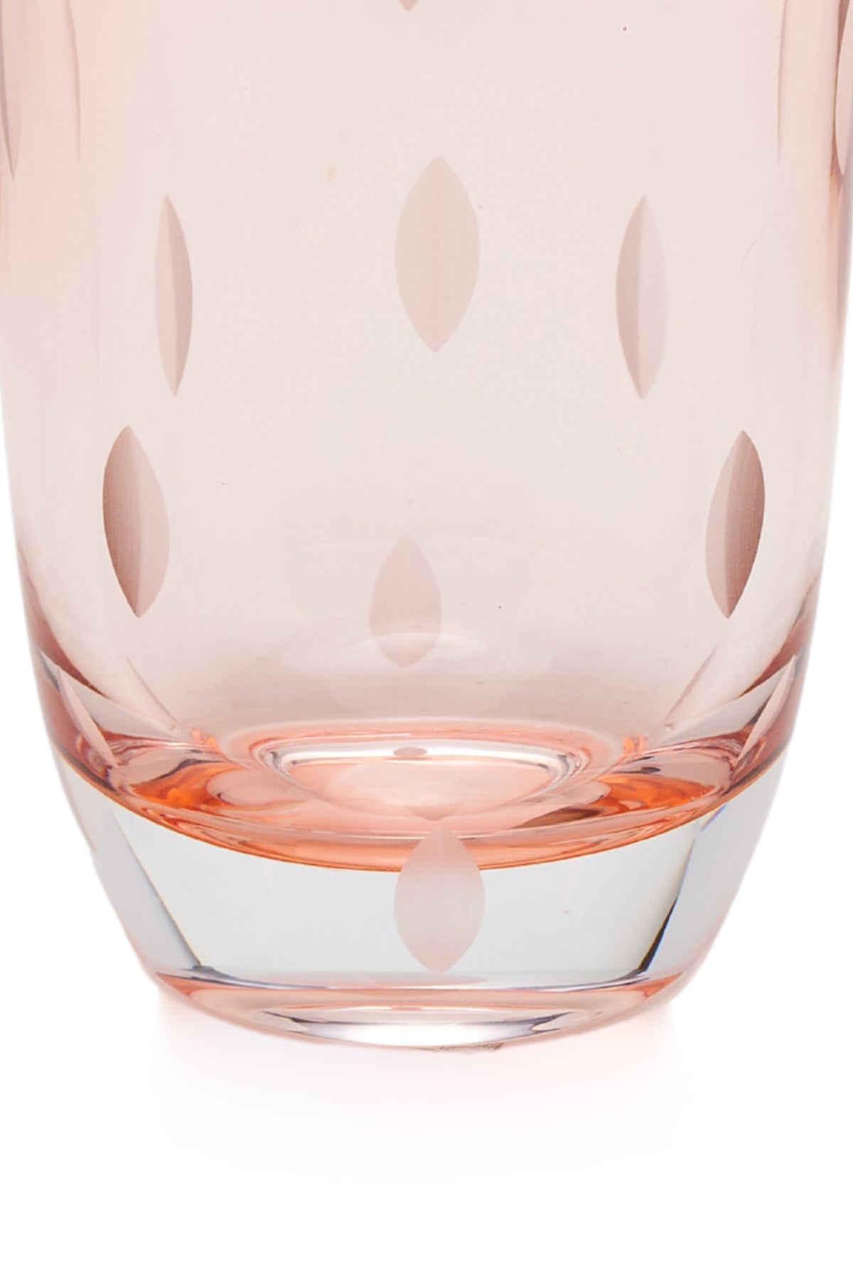 ELSA CRYSTAL Bohemia Aurora Orbit Soft Drink Glass Pink