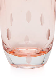 ELSA CRYSTAL Bohemia Aurora Orbit Soft Drink Glass Pink