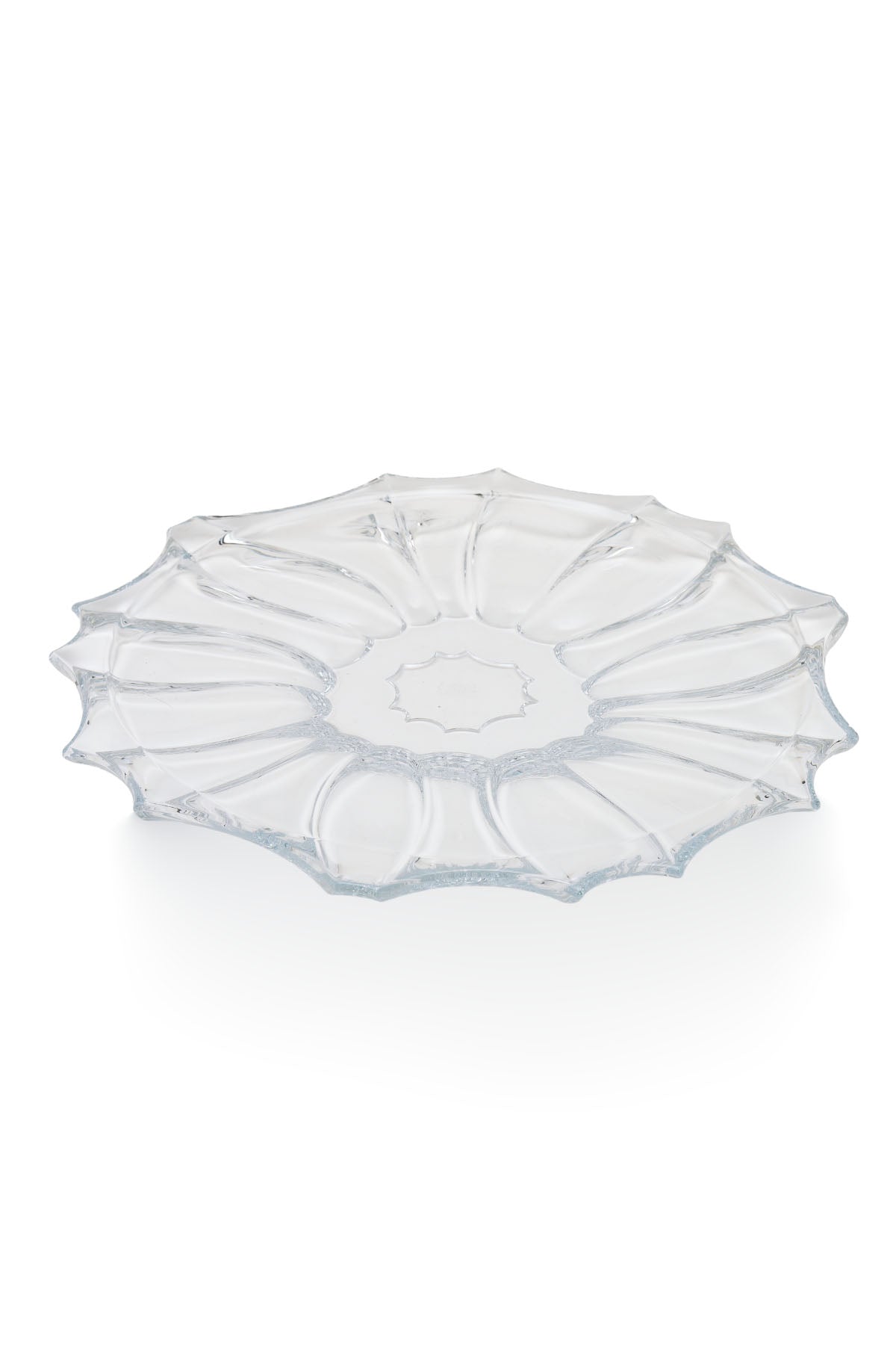 ELSA CRYSTAL Bohemia Lunaria Tabak Beyaz