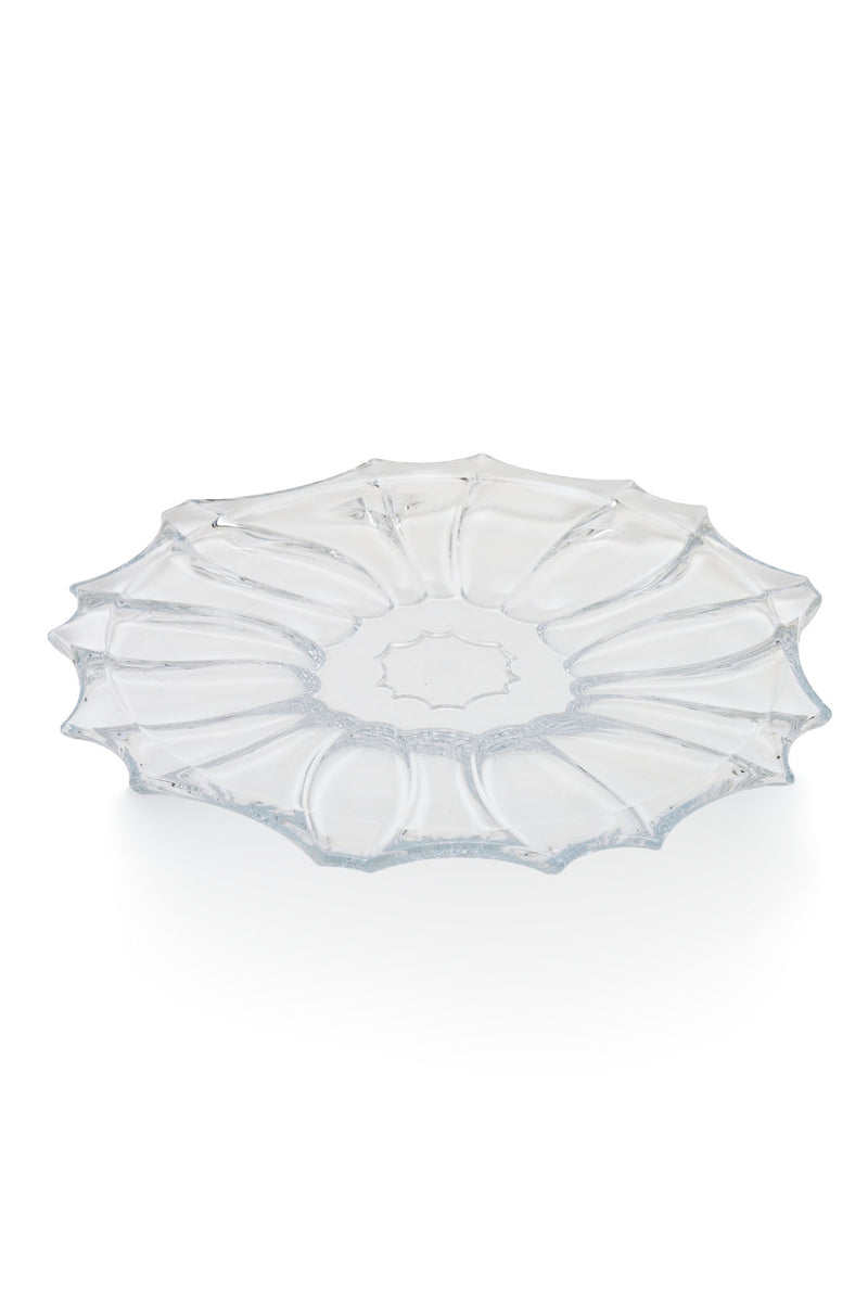 ELSA CRYSTAL Bohemia Lunaria Tabak Beyaz