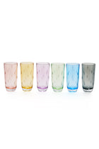 ELSA CRYSTAL Bohemia Aurora Orbit Soft Drink Glass Pink