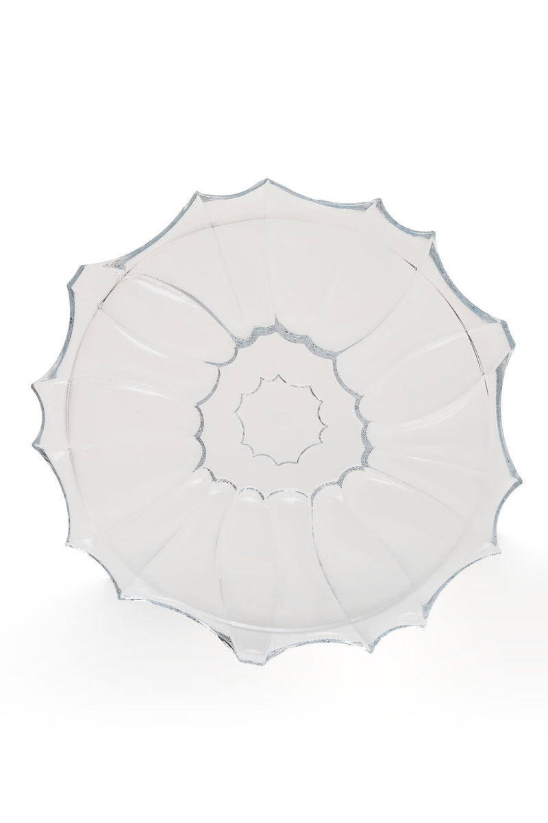 ELSA CRYSTAL Bohemia Lunaria Tabak Beyaz