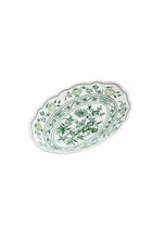 CESKY PORCELAN DUBİ 1860 Cibulak Oval Sunum Tabağı Yeşil