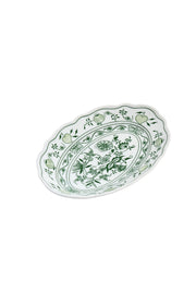 CESKY PORCELAN DUBİ 1860 Cibulak Oval Sunum Tabağı Yeşil