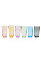 ELSA CRYSTAL Bohemia Aurora Orbit Soft Drink Glass Purple