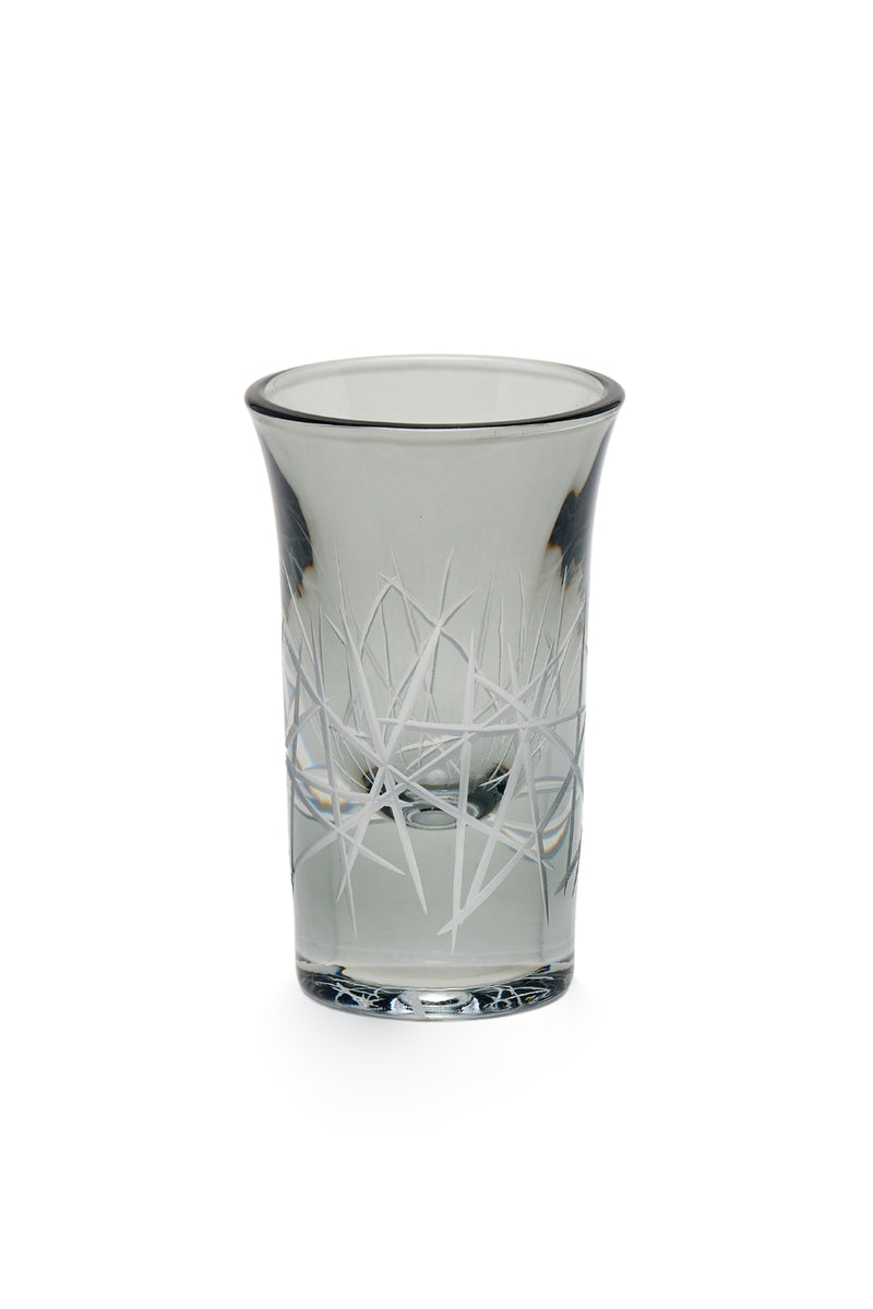 ELSA CRYSTAL Bohemia Alya Kahve Yanı Bardağı Gri