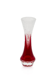 ELSA CRYSTAL Bohemia Lunaria Küçük Vazo Kırmızı