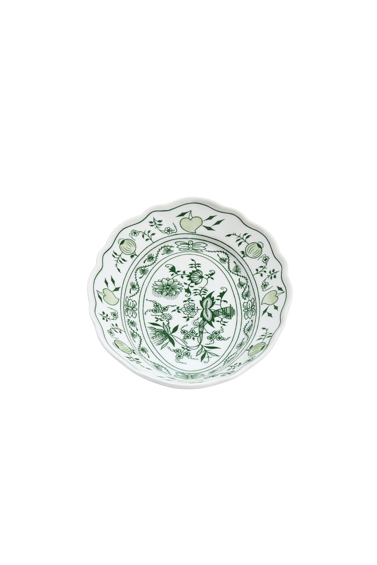 CESKY PORCELAN DUBİ 1860 Cibulak Oval Sunum Tabağı Yeşil