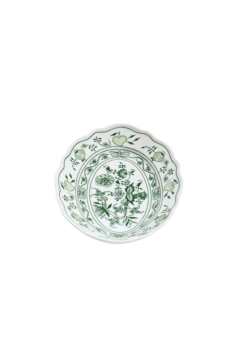 CESKY PORCELAN DUBİ 1860 Cibulak Oval Sunum Tabağı Yeşil