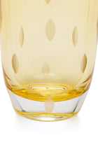 ELSA CRYSTAL Bohemia Aurora Orbit Soft Drink Glass Yellow