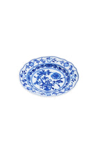 CESKY PORCELAN DUBİ 1860 Cibulak Geniş Kenarlı Düz Pasta Tabağı Mavi