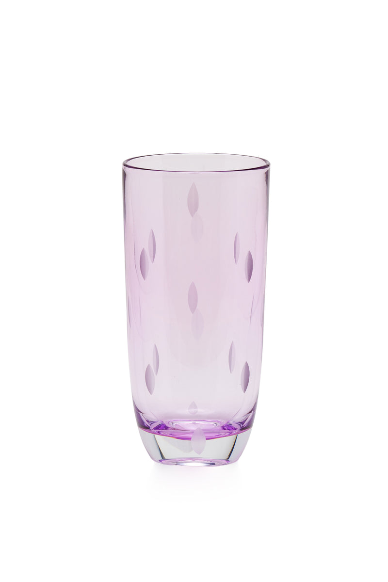 ELSA CRYSTAL Bohemia Aurora Orbit Meşrubat Bardağı Mor