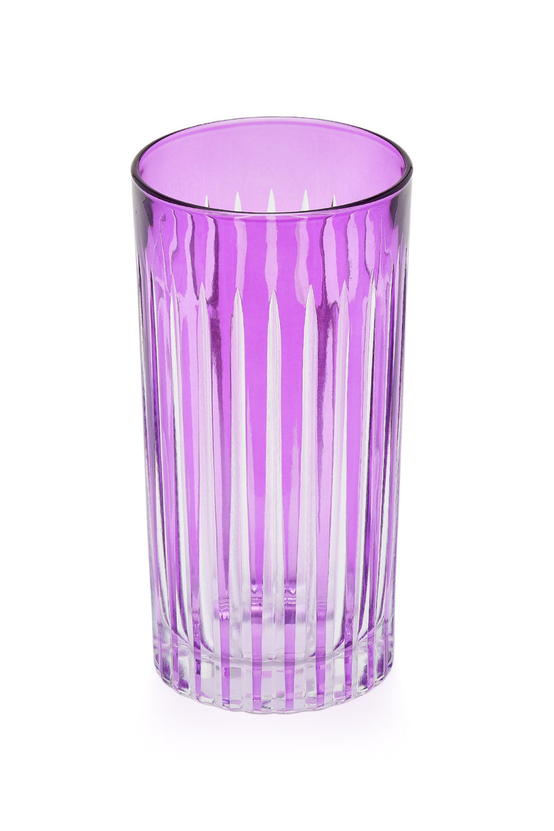 ELSA CRYSTAL Bohemia Seraph Timeless Tumbler Meşrubat Bardağı Mor