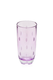 ELSA CRYSTAL Bohemia Aurora Orbit Soft Drink Glass Purple