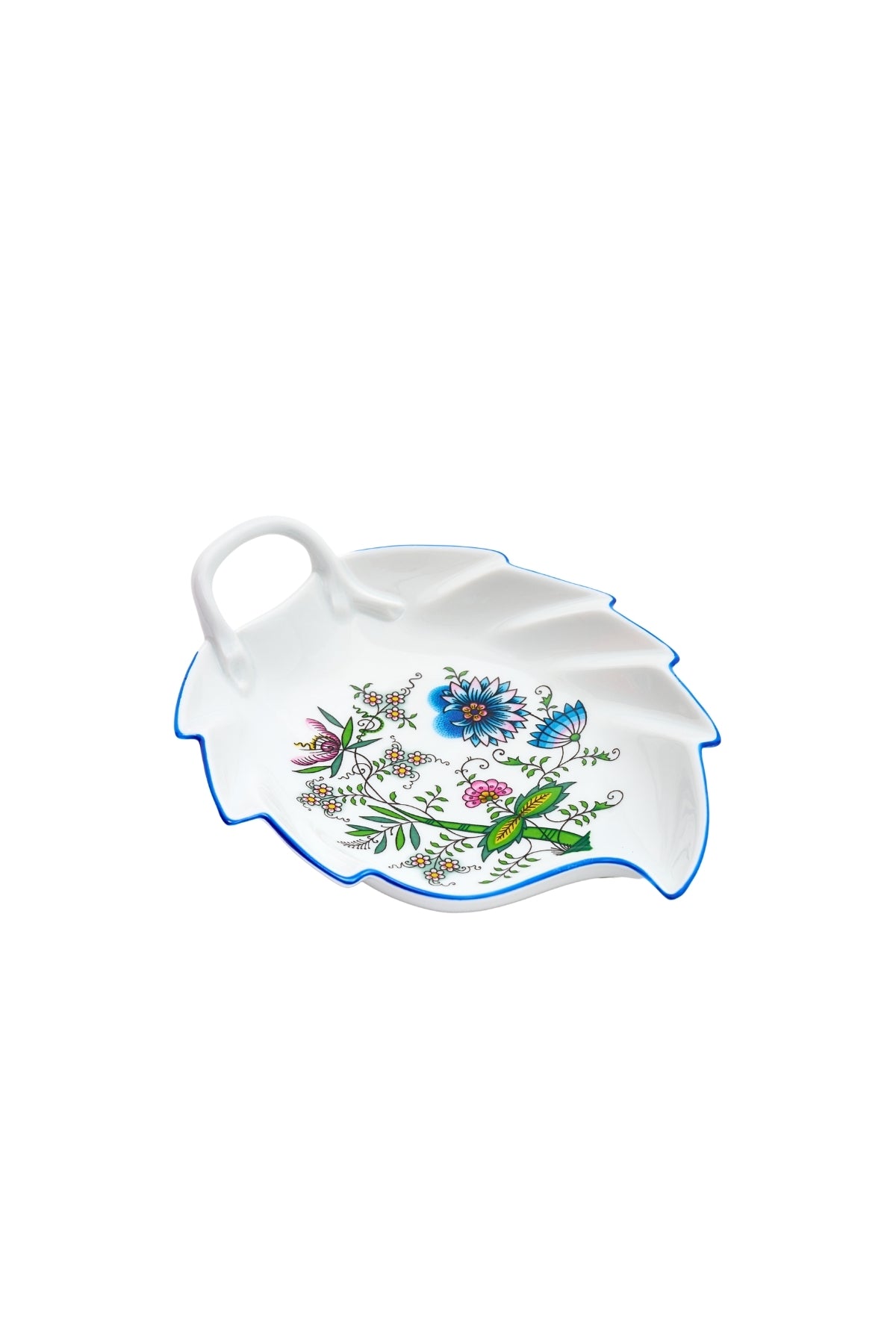 CESKY PORCELAN DUBİ 1860 Cibulak Servis Tabağı Renkli