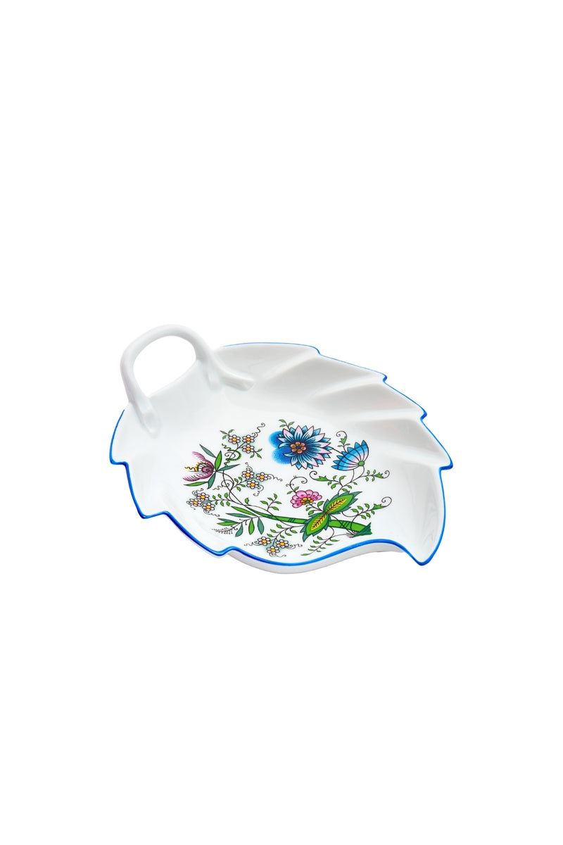 CESKY PORCELAN DUBİ 1860 Cibulak Servis Tabağı Renkli