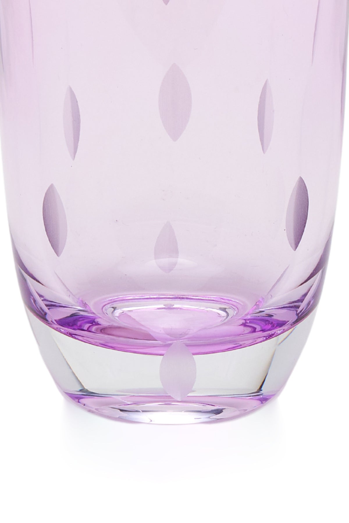 ELSA CRYSTAL Bohemia Aurora Orbit Soft Drink Glass Purple