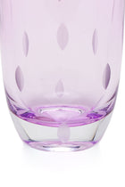 ELSA CRYSTAL Bohemia Aurora Orbit Soft Drink Glass Purple