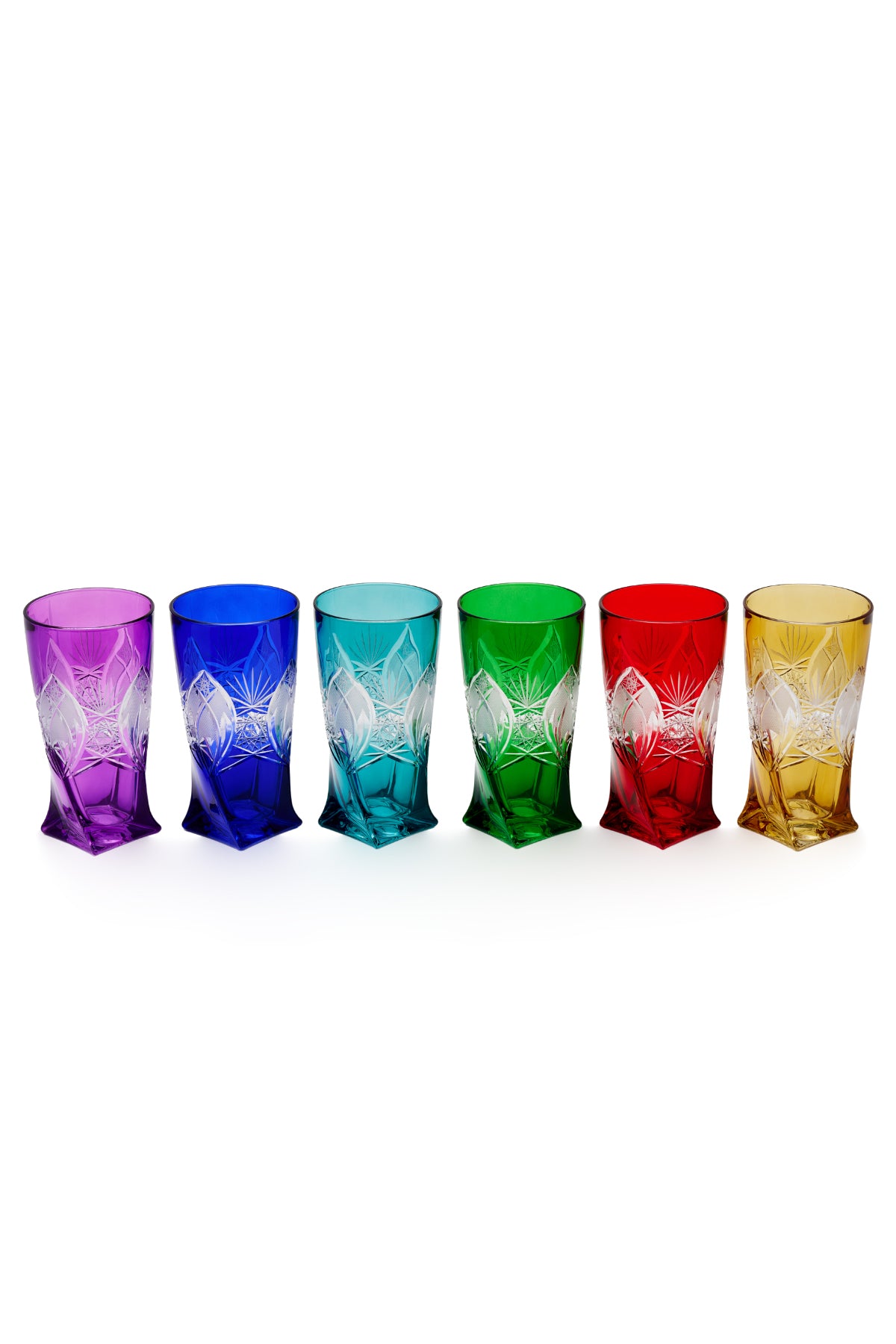 ELSA CRYSTAL Bohemia Icebelle Quadro Meşrubat Bardağı Yeşil