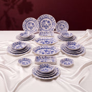 28 Parça Yemek Takımı Cesky Porcelan Dubi Cibulak Mavi