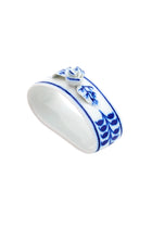 CESKY PORCELAN DUBİ 1860 Cibulak Peçete Yüzüğü Mavi