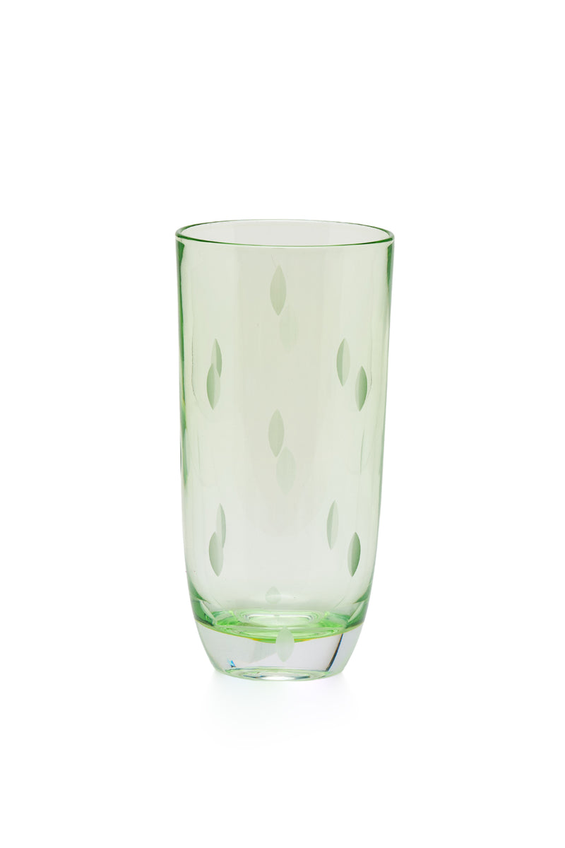 ELSA CRYSTAL Bohemia Aurora Orbit Meşrubat Bardağı Yeşil