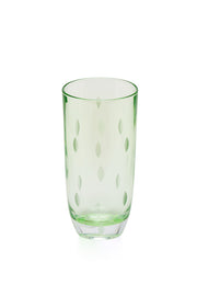 ELSA CRYSTAL Bohemia Aurora Orbit Soft Drink Glass Green