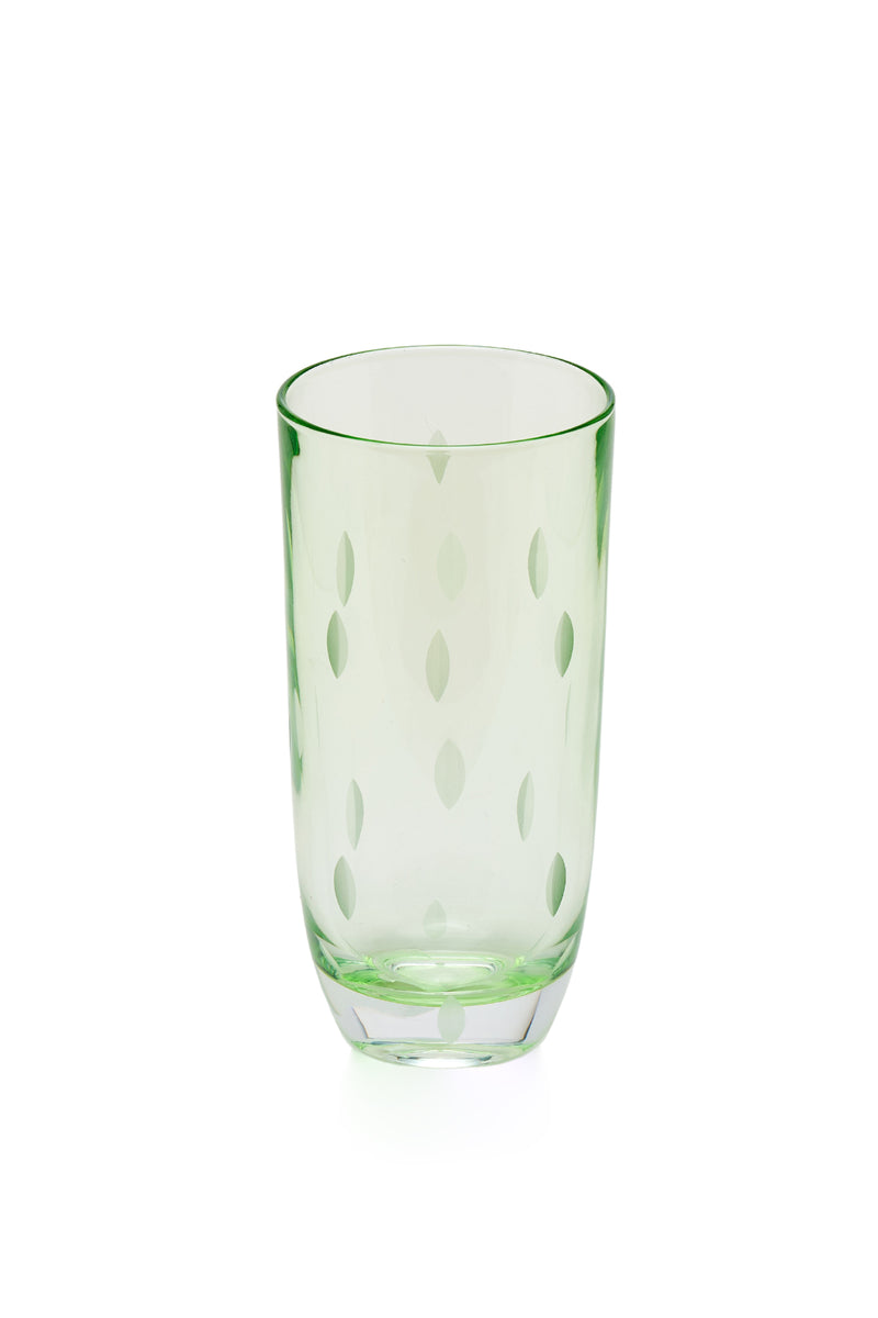 ELSA CRYSTAL Bohemia Aurora Orbit Meşrubat Bardağı Yeşil