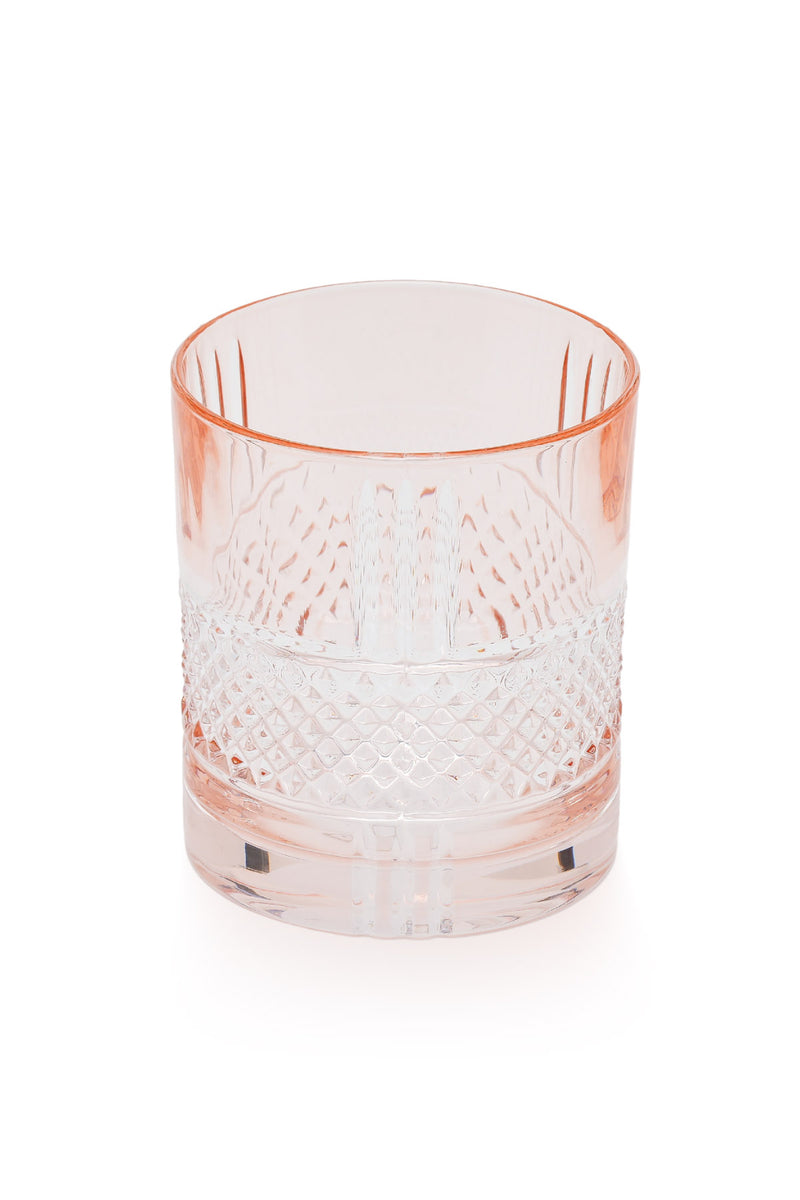 ELSA CRYSTAL Bohemia Frostella Brillante Tumbler Bardağı Pembe