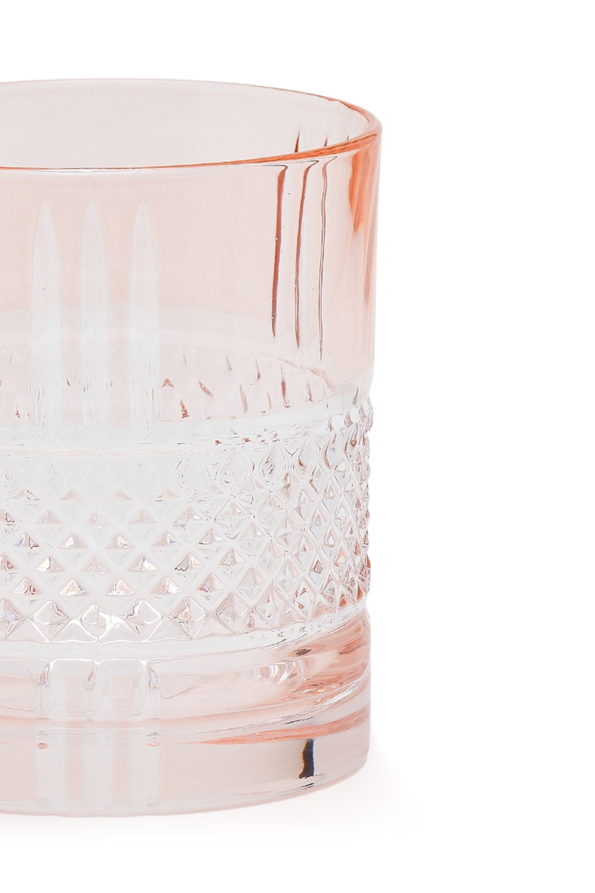 ELSA CRYSTAL Bohemia Frostella Brillante Tumbler Bardağı Pembe