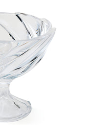 ELSA CRYSTAL Bohemia Lucentia Ayaklı Tabak Beyaz