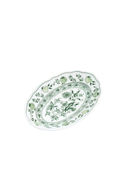 CESKY PORCELAN DUBİ 1860 Cibulak Oval Sunum Tabağı Yeşil