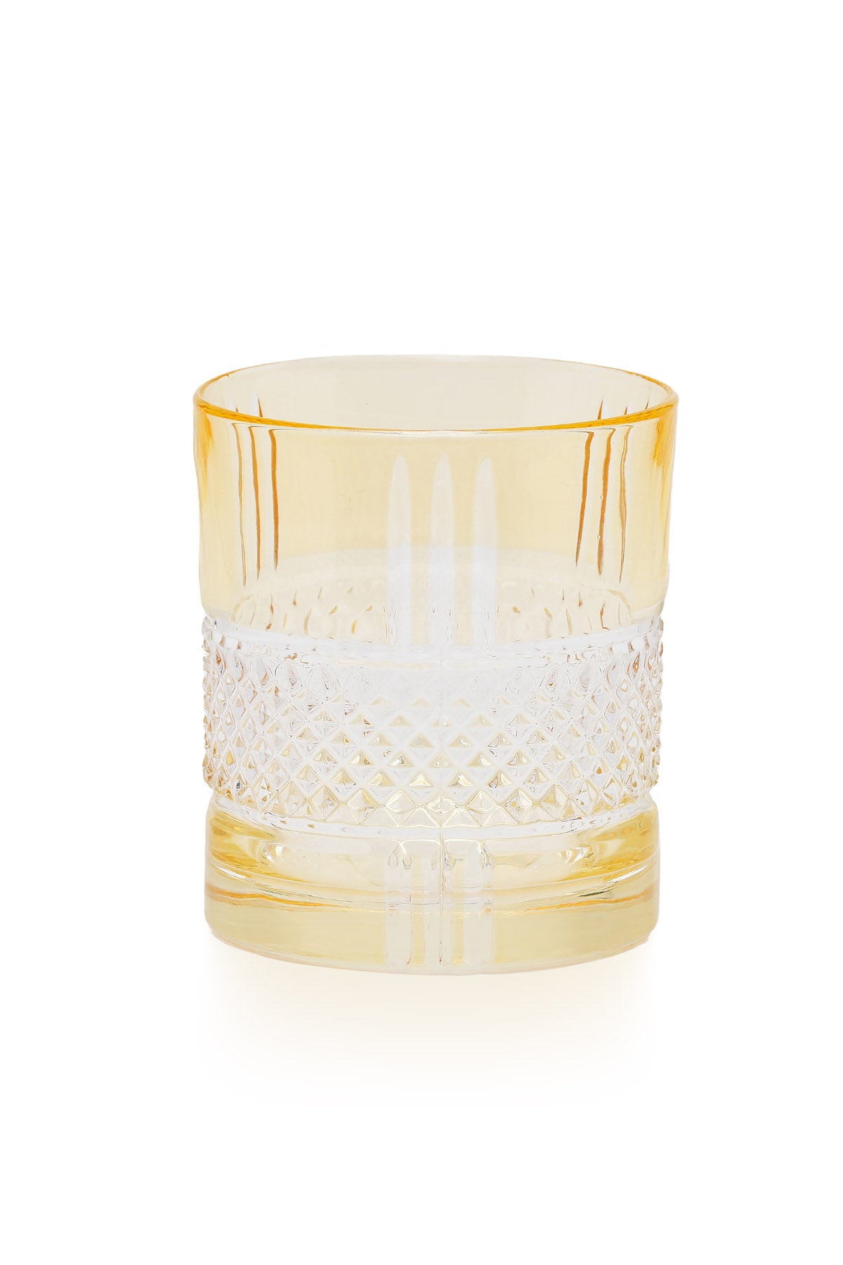 ELSA CRYSTAL Bohemia Frostella Brillante Tumbler Bardağı Sarı