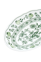 CESKY PORCELAN DUBİ 1860 Cibulak Oval Sunum Tabağı Yeşil
