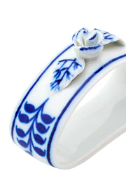 CESKY PORCELAN DUBİ 1860 Cibulak Peçete Yüzüğü Mavi