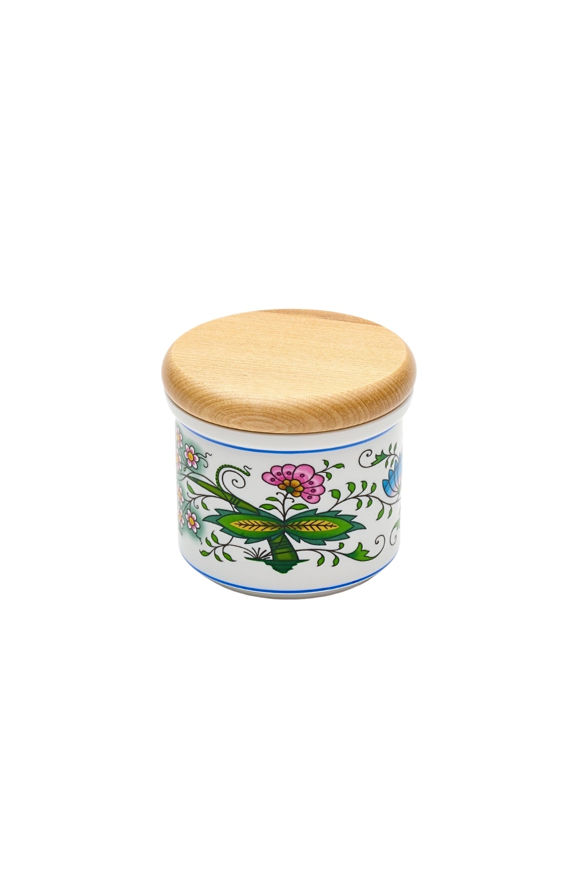 CESKY PORCELAN DUBİ 1860 Cibulak Kavanoz renkli