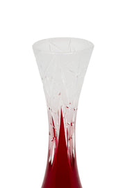 ELSA CRYSTAL Bohemia Lunaria Küçük Vazo Kırmızı