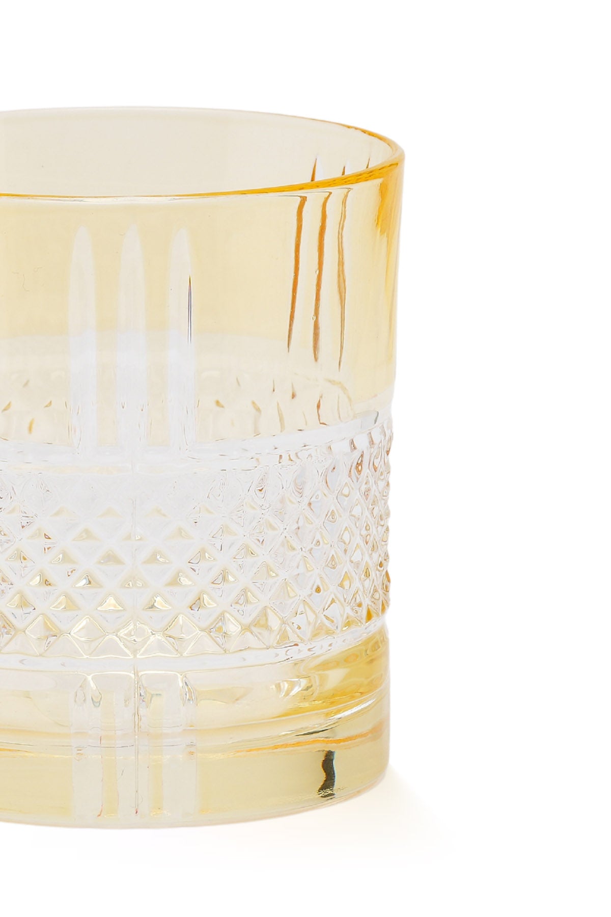 ELSA CRYSTAL Bohemia Frostella Brillante Tumbler Bardağı Sarı