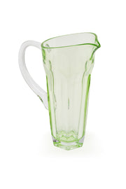 ELSA CRYSTAL Bohemia Aurora Pitcher Green