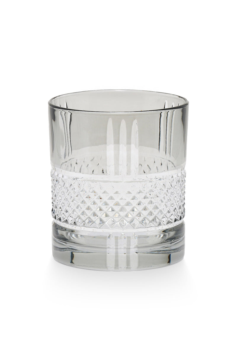 ELSA CRYSTAL Bohemia Frostella Brillante Tumbler Bardağı Gri