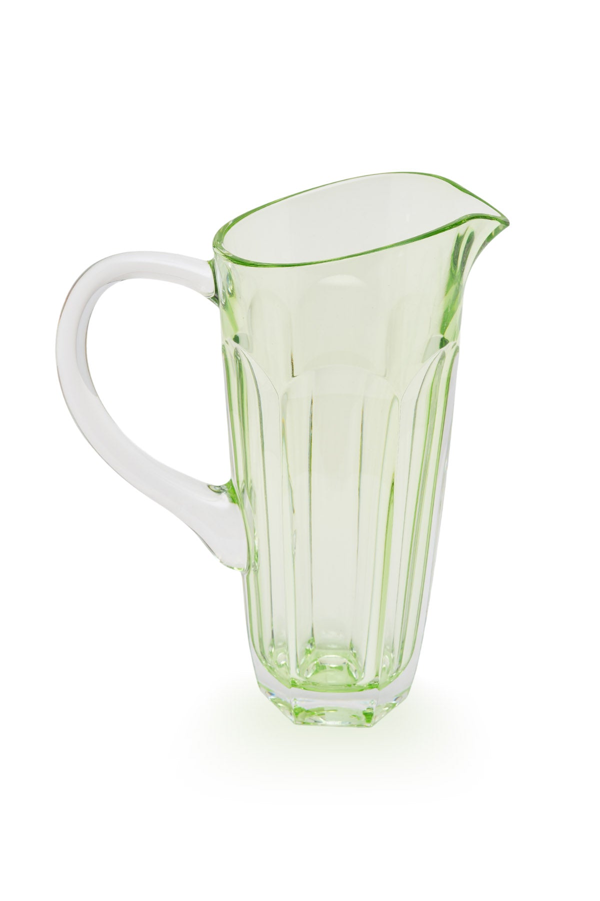 ELSA CRYSTAL Bohemia Aurora Pitcher Green