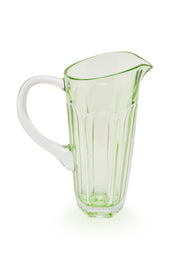 ELSA CRYSTAL Bohemia Aurora Pitcher Green